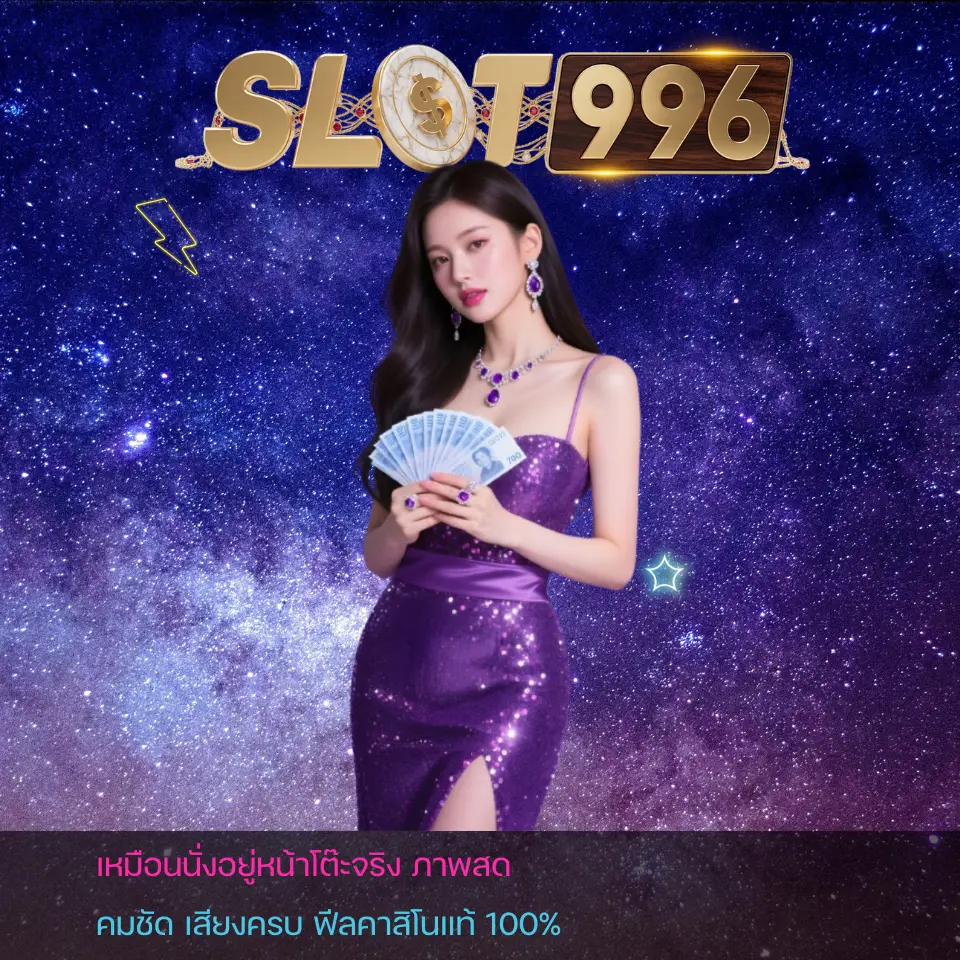 ภาพสด คมชัด เสียงครบ ฟีลคาสิโนแท้ 100%